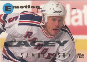 1995-96 SkyBox E-Motion #119 Ulf Samuelsson Front
