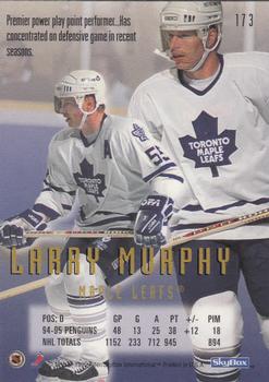 1995-96 SkyBox E-Motion #173 Larry Murphy Back