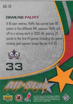 2003-04 Upper Deck - All-Star Class #AS-13 Zigmund Palffy Back