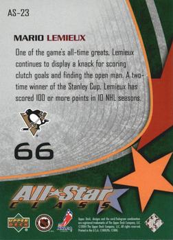 2003-04 Upper Deck - All-Star Class #AS-23 Mario Lemieux Back