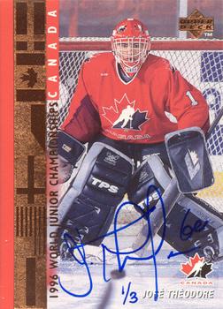 2003-04 Upper Deck - Buyback Autographs #530 Jose Theodore Front