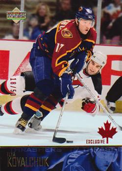 2003-04 Upper Deck - UD Exclusives Canadian #254 Ilya Kovalchuk Front