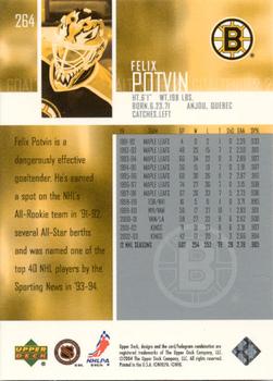 2003-04 Upper Deck - UD Exclusives Canadian #264 Felix Potvin Back