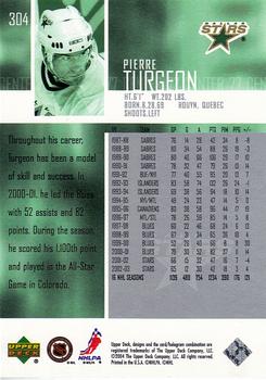 2003-04 Upper Deck - UD Exclusives Canadian #304 Pierre Turgeon Back