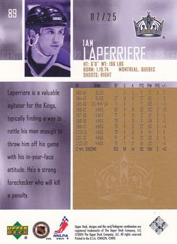 2003-04 Upper Deck - UD High Gloss #89 Ian Laperriere Back