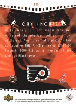 2003-04 Upper Deck - Highlight Heroes #HH-TA Tony Amonte Back