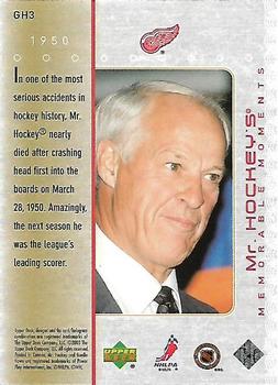 2003-04 Upper Deck - Mr. Hockey #GH3 Gordie Howe Back