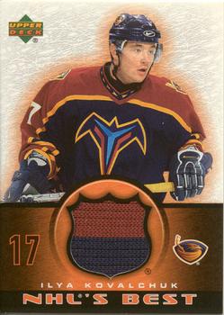 2003-04 Upper Deck - NHL's Best Jerseys #NB-IK Ilya Kovalchuk Front