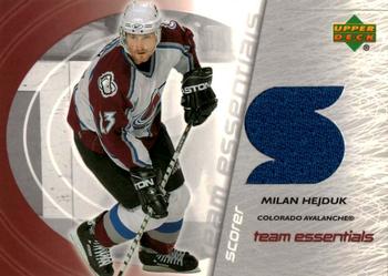 2003-04 Upper Deck - Team Essentials #TS-MH2 Milan Hejduk Front
