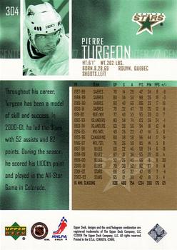 2003-04 Upper Deck - UD Exclusives #304 Pierre Turgeon Back
