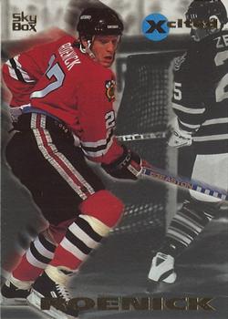 1995-96 SkyBox E-Motion - Xcited #2 Jeremy Roenick Front