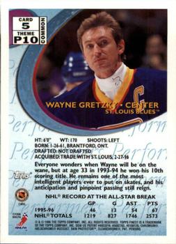 1995-96 Finest #5 Wayne Gretzky Back