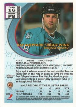 1995-96 Finest #16 Ray Sheppard Back