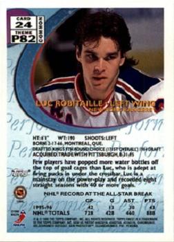 1995-96 Finest #24 Luc Robitaille Back