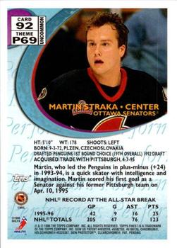 1995-96 Finest #92 Martin Straka Back