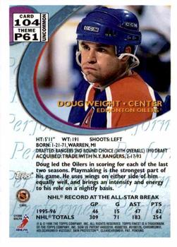 1995-96 Finest #104 Doug Weight Back