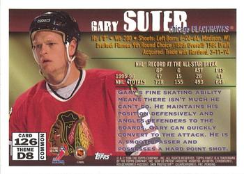 1995-96 Finest #126 Gary Suter Back