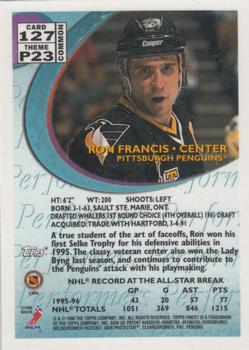 1995-96 Finest #127 Ron Francis Back