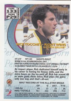 1995-96 Finest #133 Rick Tocchet Back