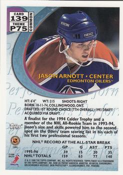 1995-96 Finest #139 Jason Arnott Back