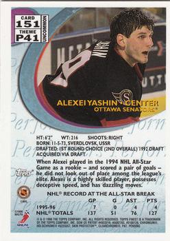1995-96 Finest #151 Alexei Yashin Back