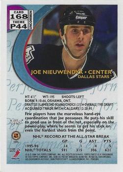 1995-96 Finest #168 Joe Nieuwendyk Back