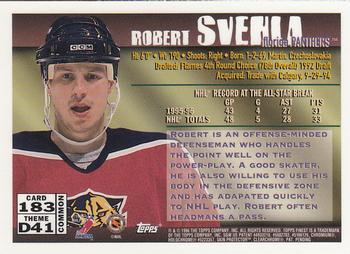 1995-96 Finest #183 Robert Svehla Back