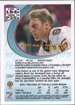 1995-96 Finest #184 Brett Hull Back