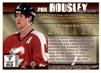 1995-96 Finest - Refractors #7 Phil Housley Back