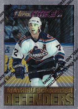 1995-96 Finest - Refractors #56 Mathieu Schneider Front