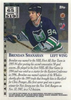 1995-96 Finest - Refractors #65 Brendan Shanahan Back
