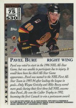 1995-96 Finest - Refractors #75 Pavel Bure Back