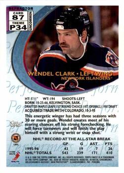 1995-96 Finest - Refractors #87 Wendel Clark Back