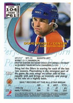 1995-96 Finest - Refractors #104 Doug Weight Back