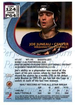1995-96 Finest - Refractors #124 Joe Juneau Back