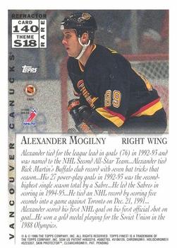 1995-96 Finest - Refractors #140 Alexander Mogilny Back