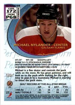 1995-96 Finest - Refractors #172 Michael Nylander Back