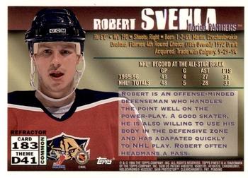 1995-96 Finest - Refractors #183 Robert Svehla Back