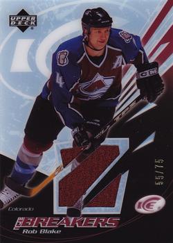2003-04 Upper Deck Ice - Breakers #IB-RB Rob Blake Front