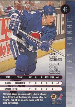 1995-96 Leaf #46 Janne Laukkanen Back