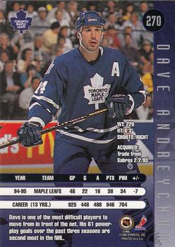 1995-96 Leaf #270 Dave Andreychuk Back