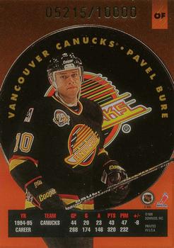 1995-96 Leaf - Fire on Ice #1 Pavel Bure Back