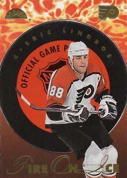 1995-96 Leaf - Fire on Ice #2 Eric Lindros Front