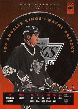 1995-96 Leaf - Fire on Ice #10 Wayne Gretzky Back