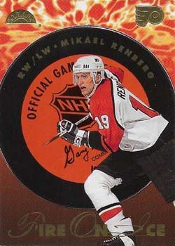 1995-96 Leaf - Fire on Ice #12 Mikael Renberg Front