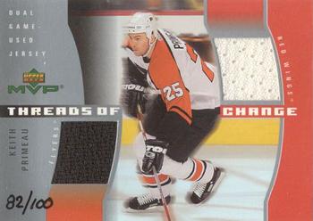 2003-04 Upper Deck MVP - Threads Of Change #TC8 Keith Primeau Front