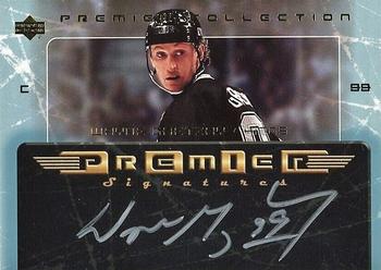 2003-04 Upper Deck Premier Collection - Premier Signatures #PS-WG Wayne Gretzky Front
