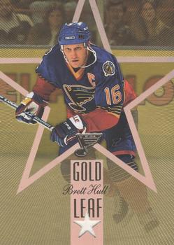 1995-96 Leaf - Gold Leaf Stars #6 Brett Hull / Mikael Renberg Front