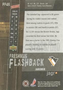 2003-04 Upper Deck Victory - Freshman Flashback #FF46 Jaromir Jagr Back