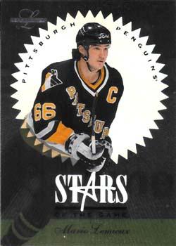 1995-96 Leaf Limited - Stars of the Game #1 Mario Lemieux Front